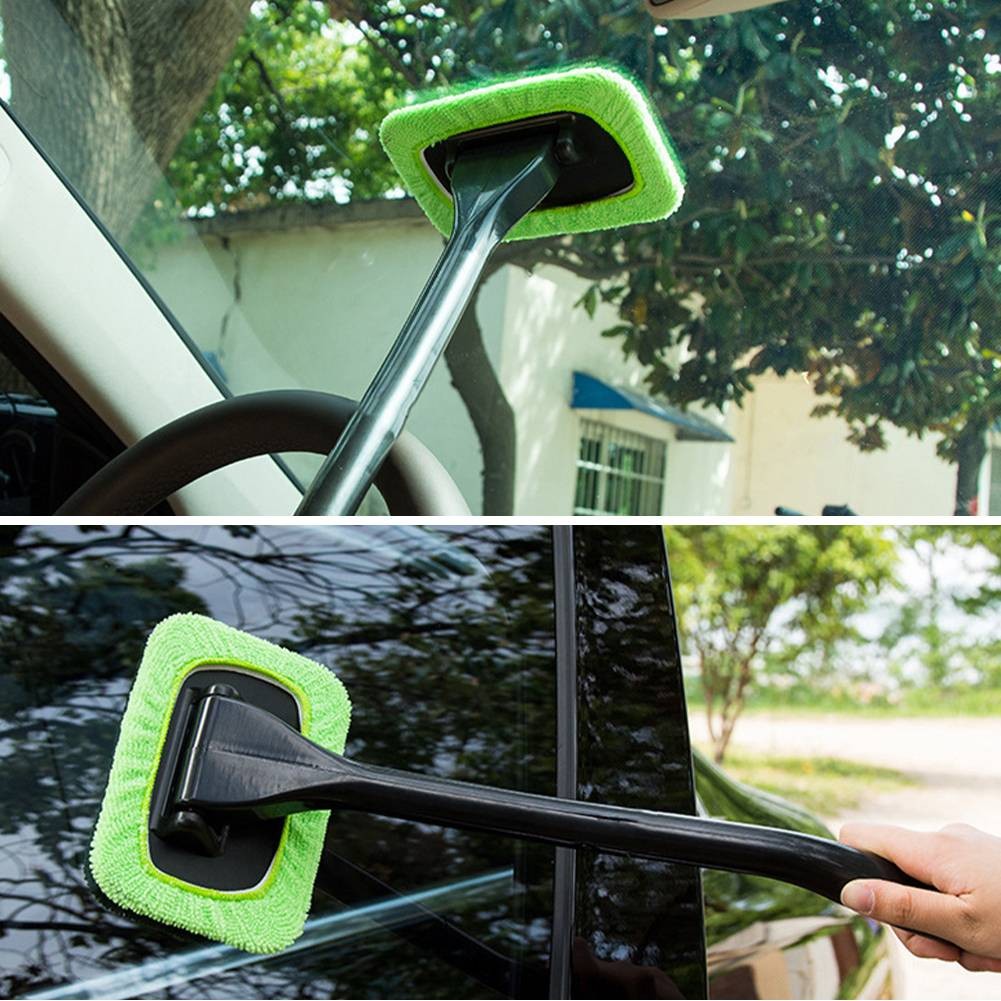 6PCS Microfiber Car Wiper Cleaner Glass Brush Window Windshield Cleaning Tool