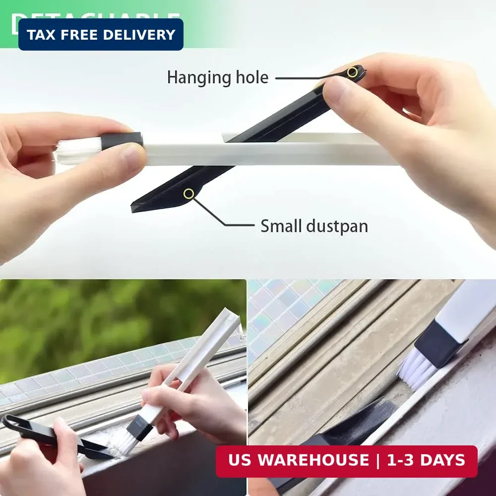 Crevice Gap Cleaning Brush Tool, 6pcs Hand-held Groove Gap Cleaning Tools, 2 in