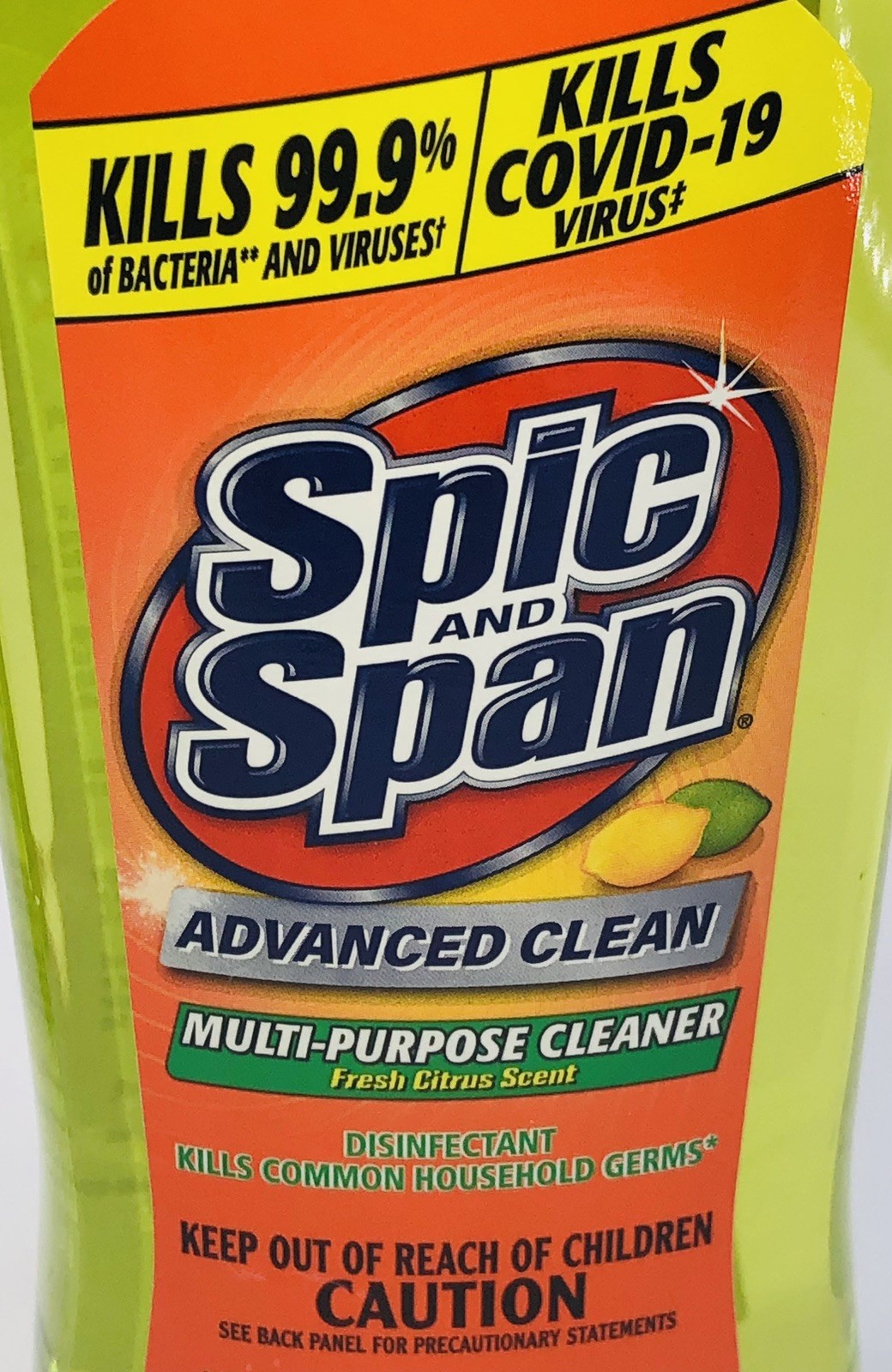 4 Spic & Span Multi-purpose Cleaner Citrus Scent Liquid Floor Cleaner FREE SHIP