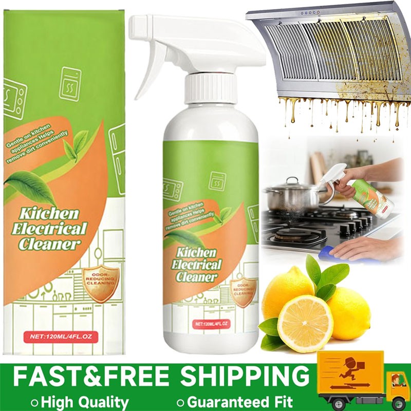 120ML Electrolyzed Ion Kitchen Cleaner Spray, Cleanse Kitchen Appliance Cleaner