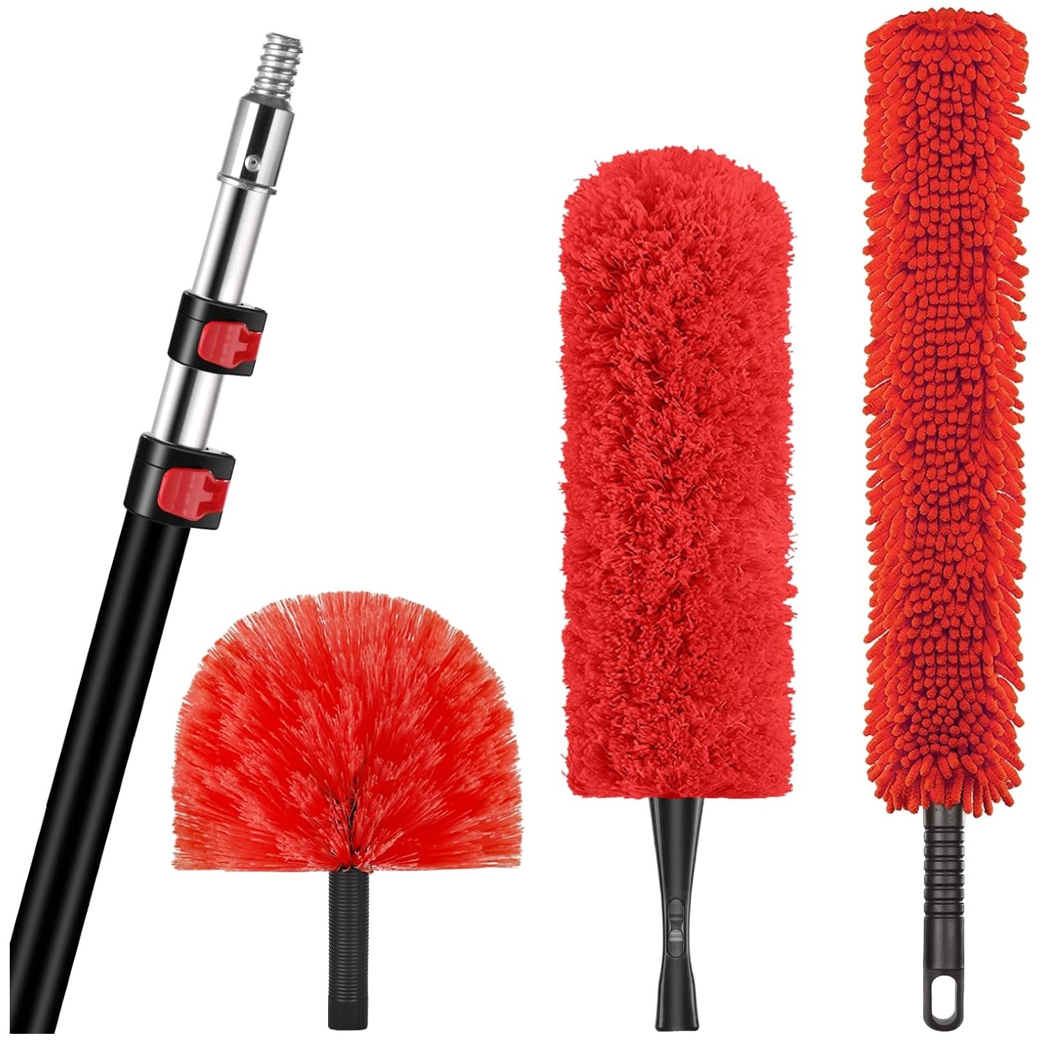 20ft High Dusting Kit w/ Telescopic Pole