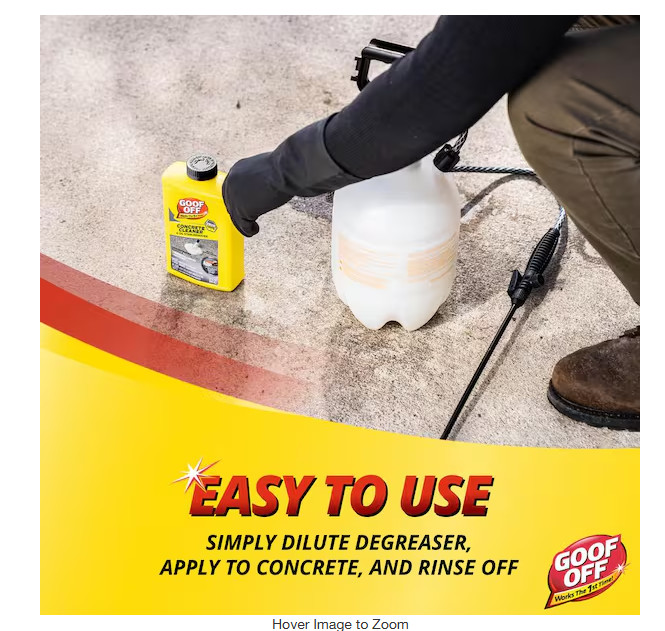 32 Oz. Concrete Cleaner and Oil Stain Remover