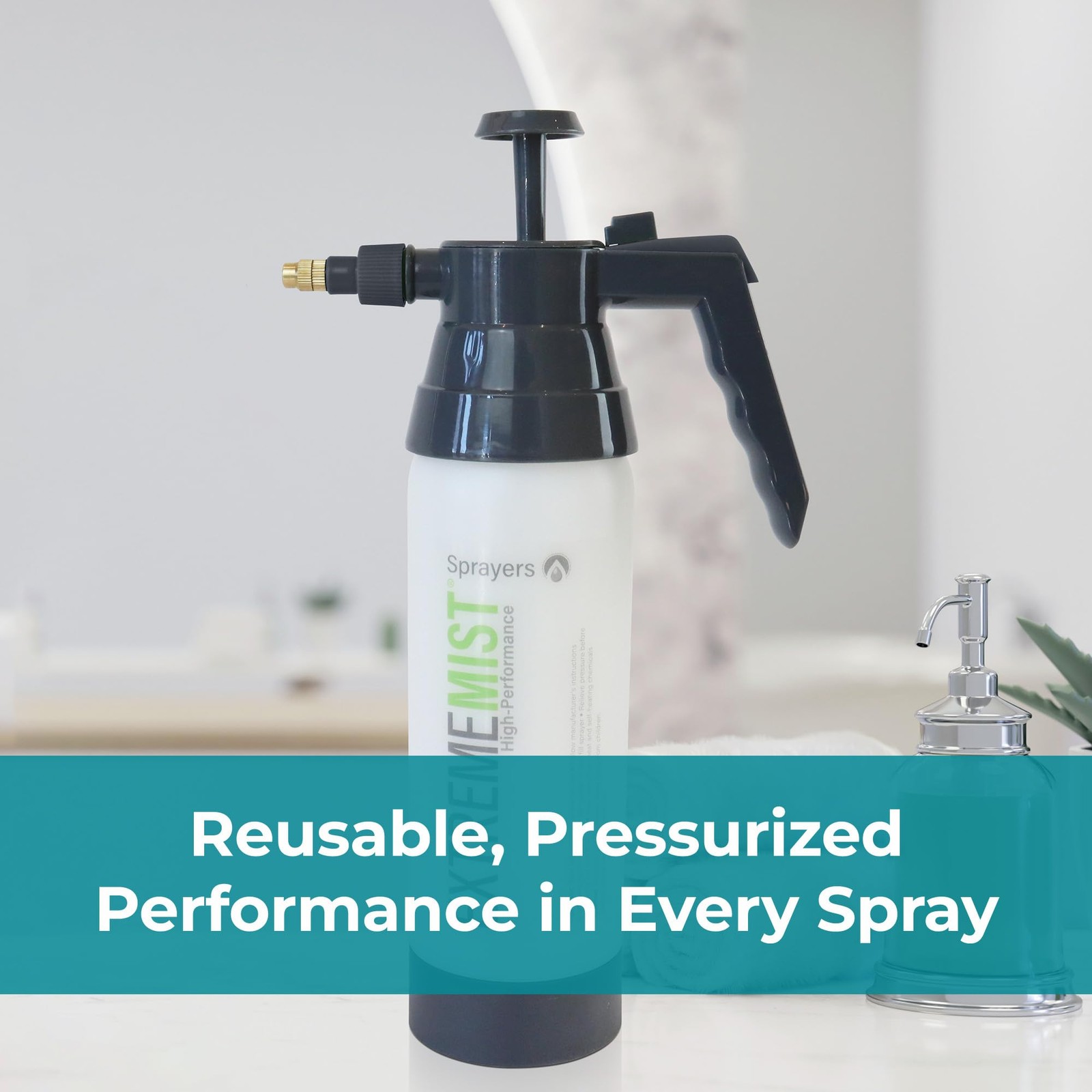 High-Performance Kitchen & Bath Sprayer | Refillable Pressurized Sprayer | Ul…