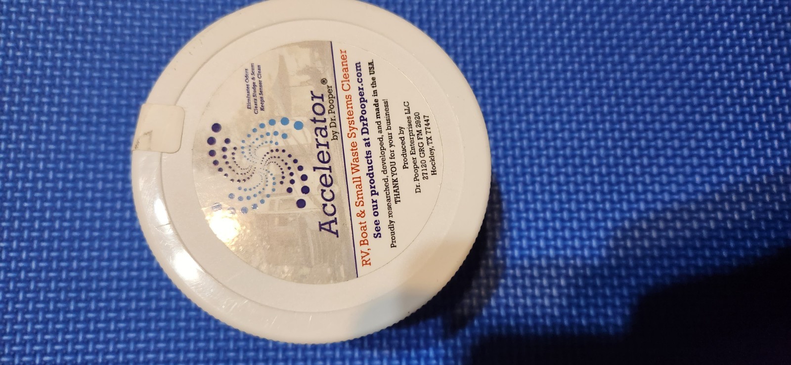 Accelerator By Dr. Pooper RV Boat & Small Waste Systems Cleaner 65 Doses+Scoop*