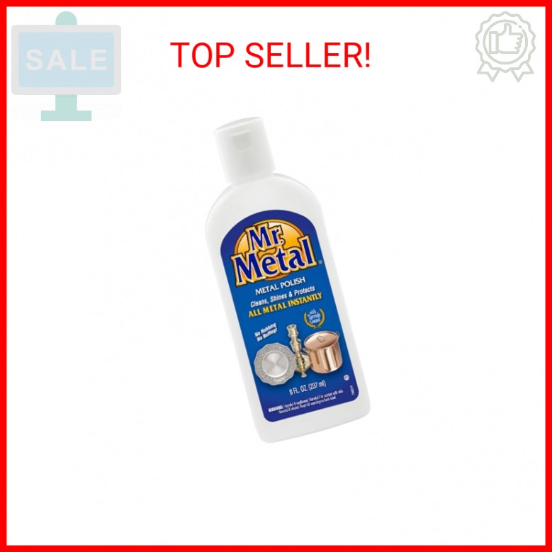 Mr. Metal Metal Polish Liquid All Metal Multipurpose Cleaner, Non-Abrasive, Inst