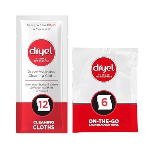 At-Home Dry Cleaner Refill – Gentle Laundry Care for Special Fabrics, 12 Loads +