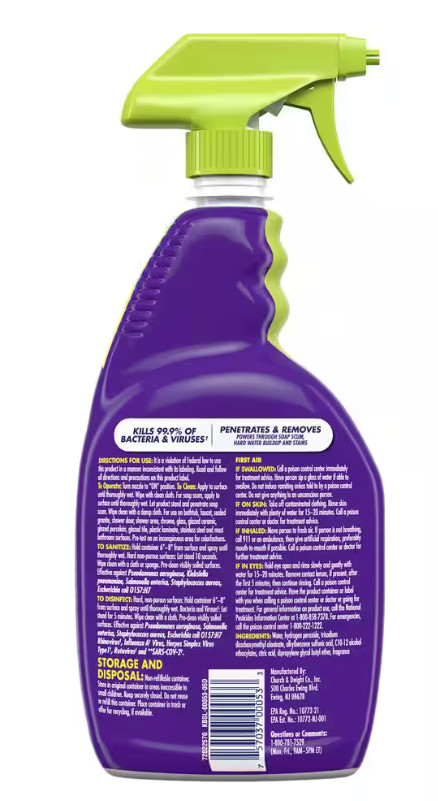 OxiClean Bathroom Cleaner with Fresh Scent – 32 oz.