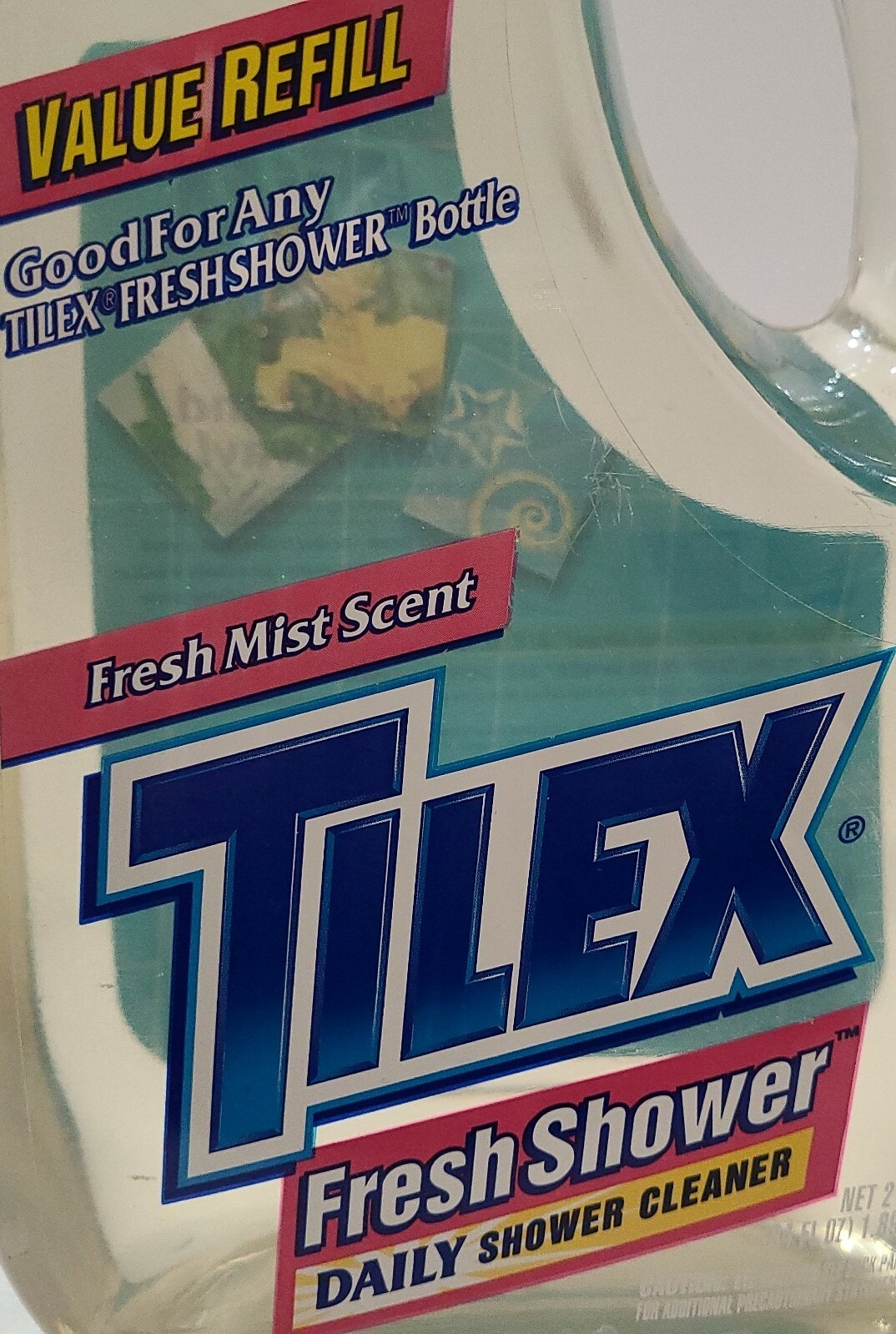 Tilex Fresh Shower Daily Cleaner Refill Full 64 Fl & Empty Spray Bottle Original