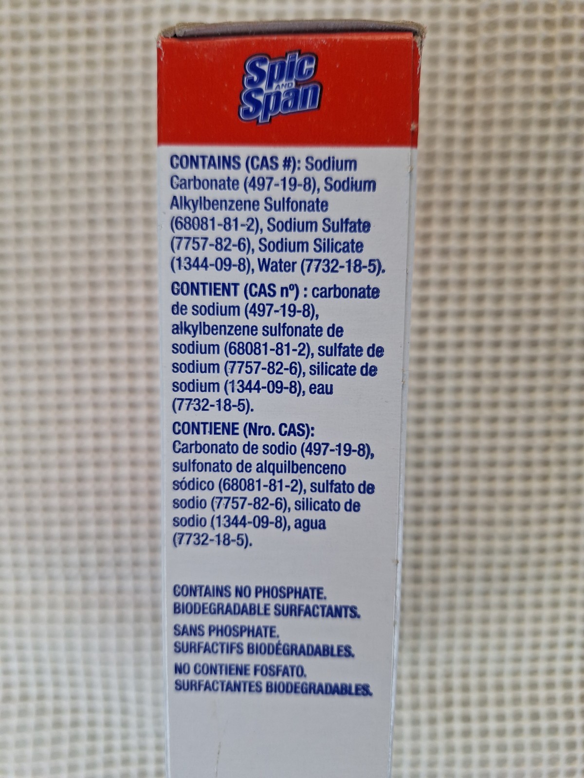 Spic and Span Box All-Purpose Cleaner Powder Concentrate 27oz. P&G Professional