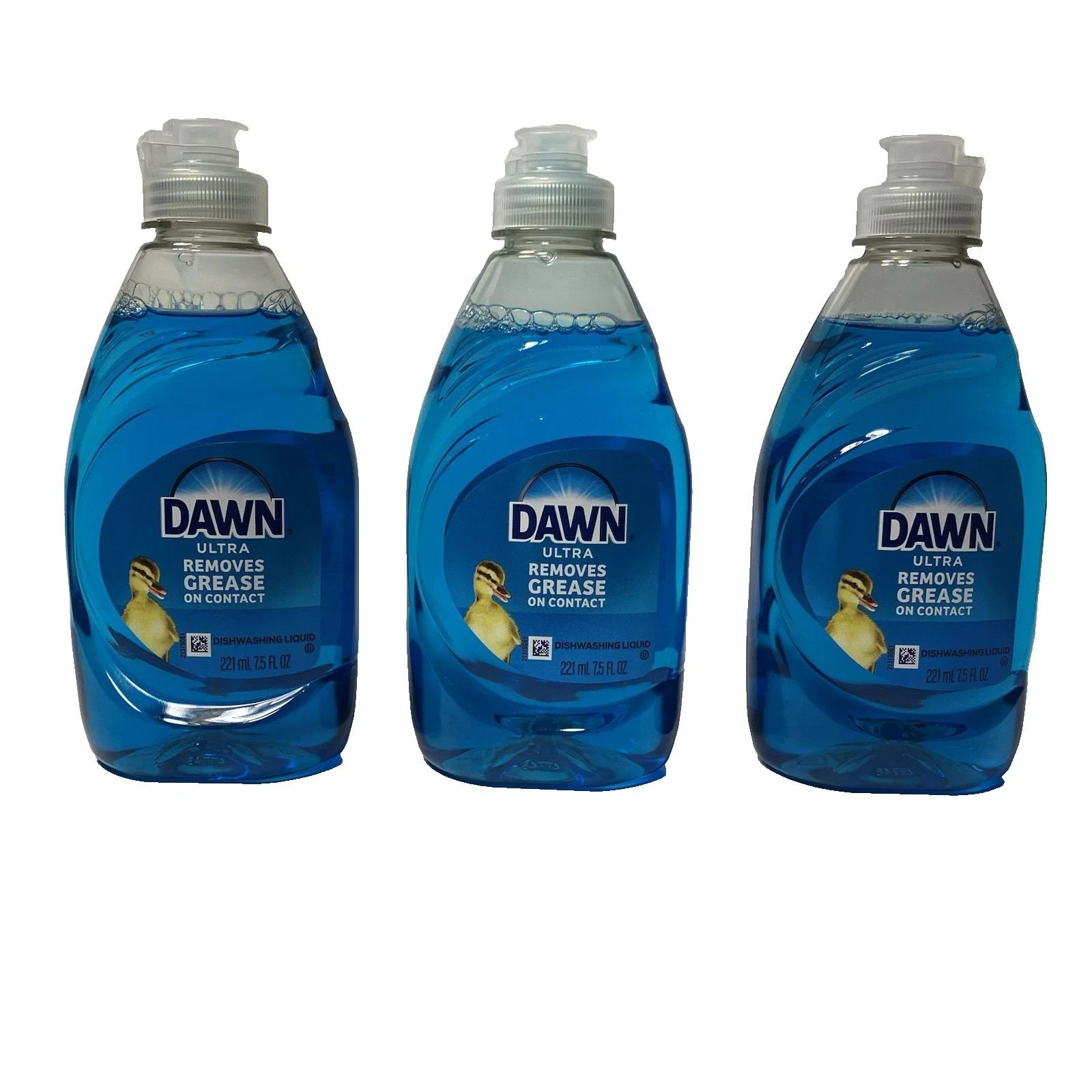 Dawn Ultra Original Scent Dishwashing Liquid Dish Soap 7.5 Oz Kitchen 3 Pack NEW
