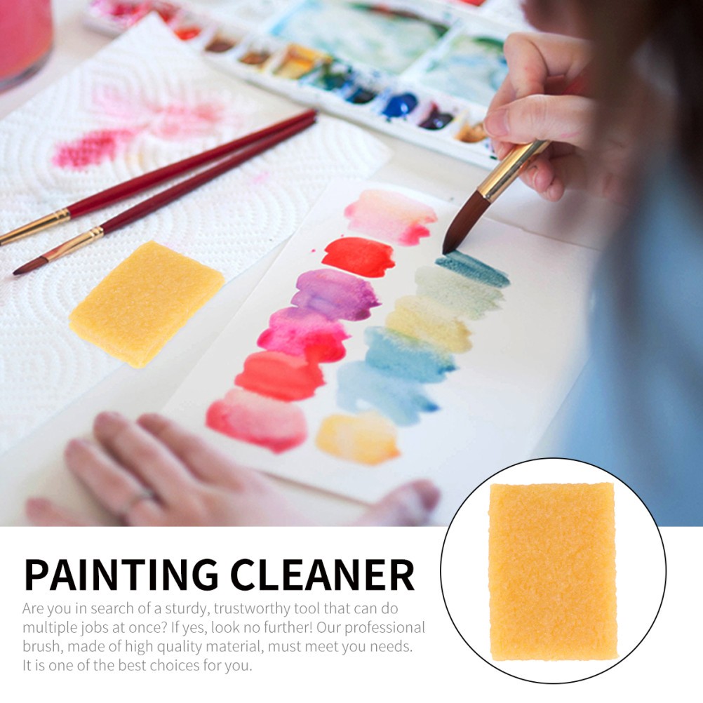 3 Pcs Art Masking Blank Brush Eraser for Watercolor Painting Cleaning Tools