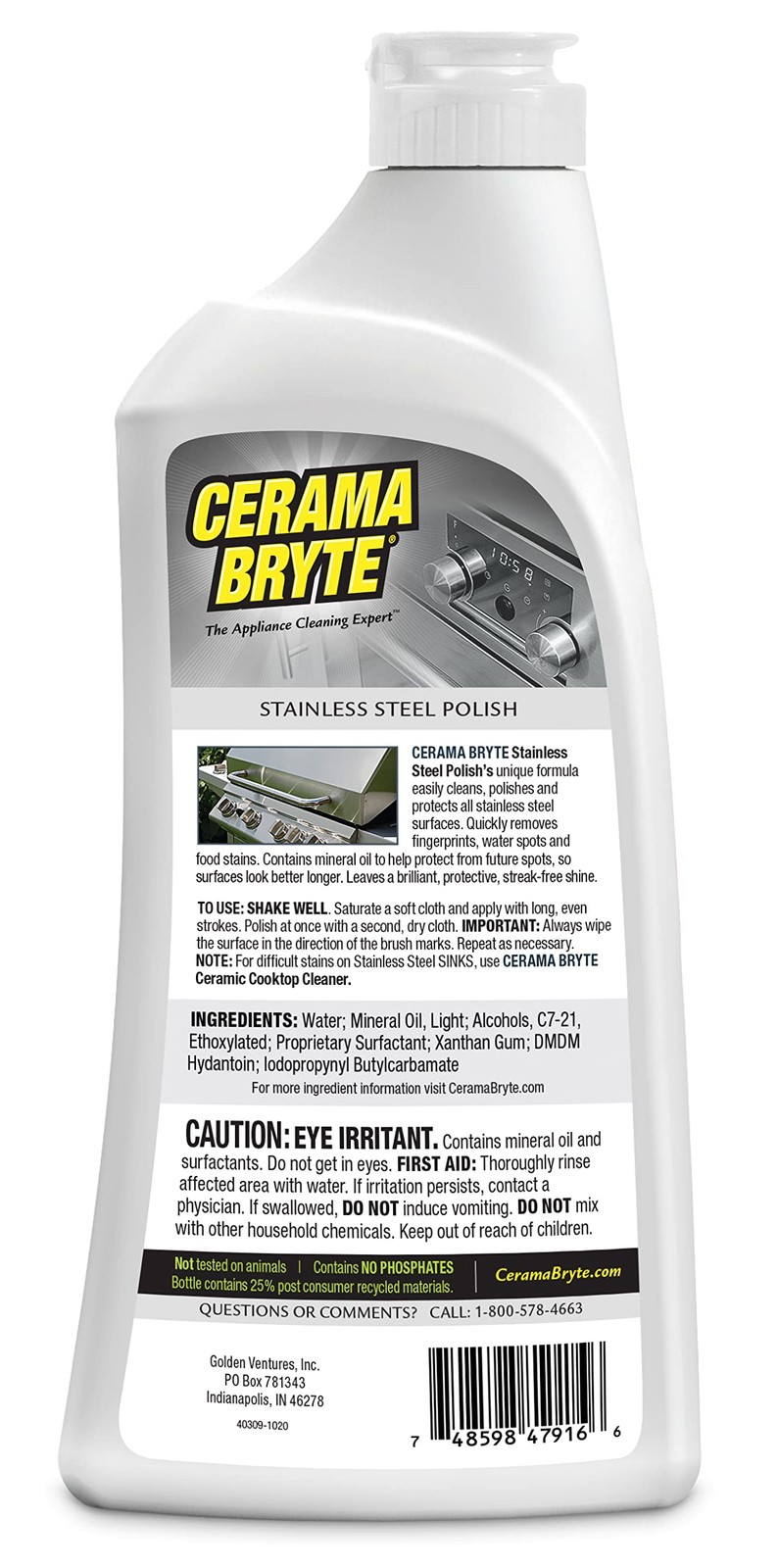 Stainless Steel Cleaner for Appliances, Streak-Shine and Protection for Refri…
