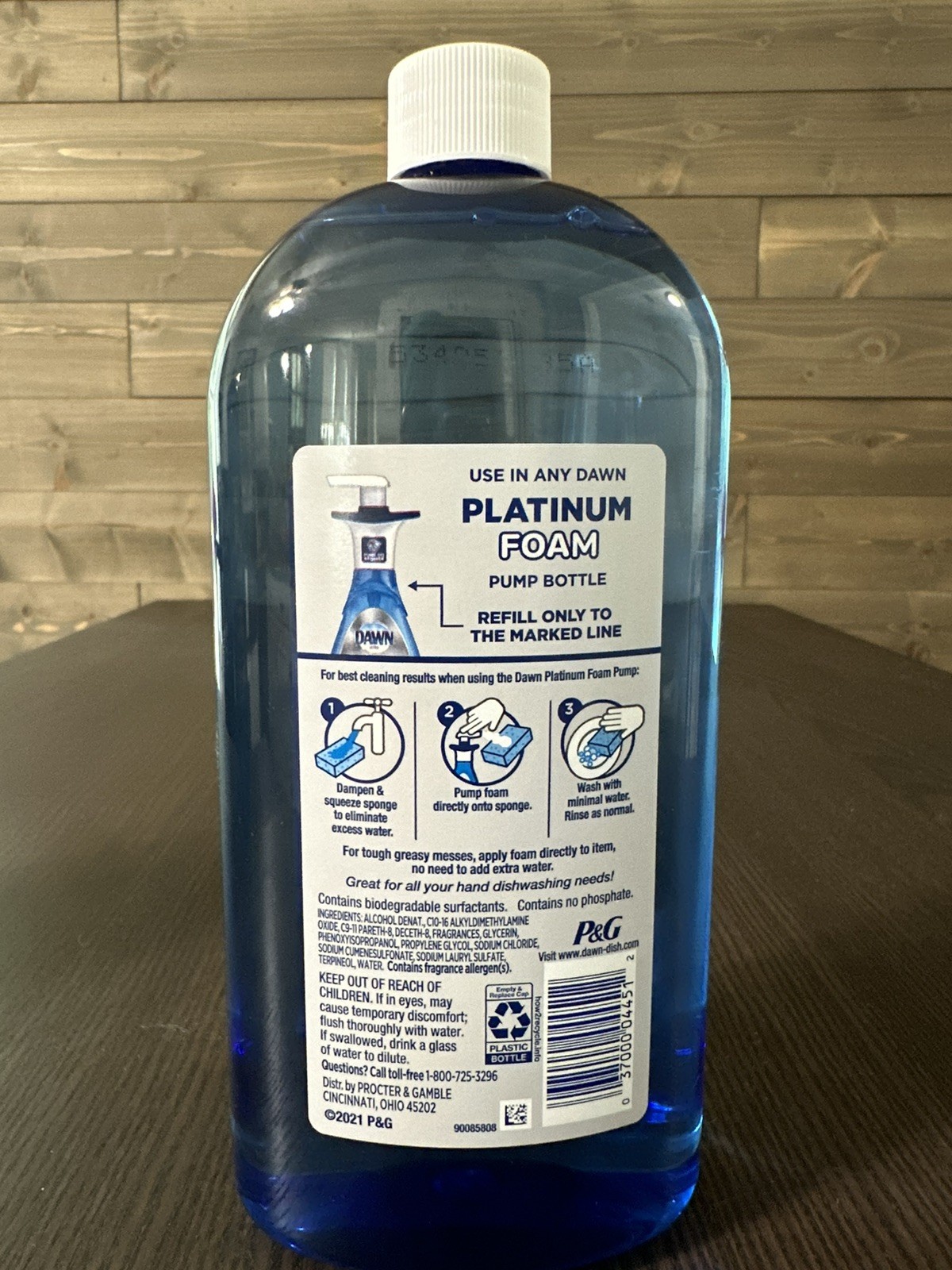 Dawn Platinum Foam Fresh Refill Rapids Scent 30.9 FL OZ- 2 Pack