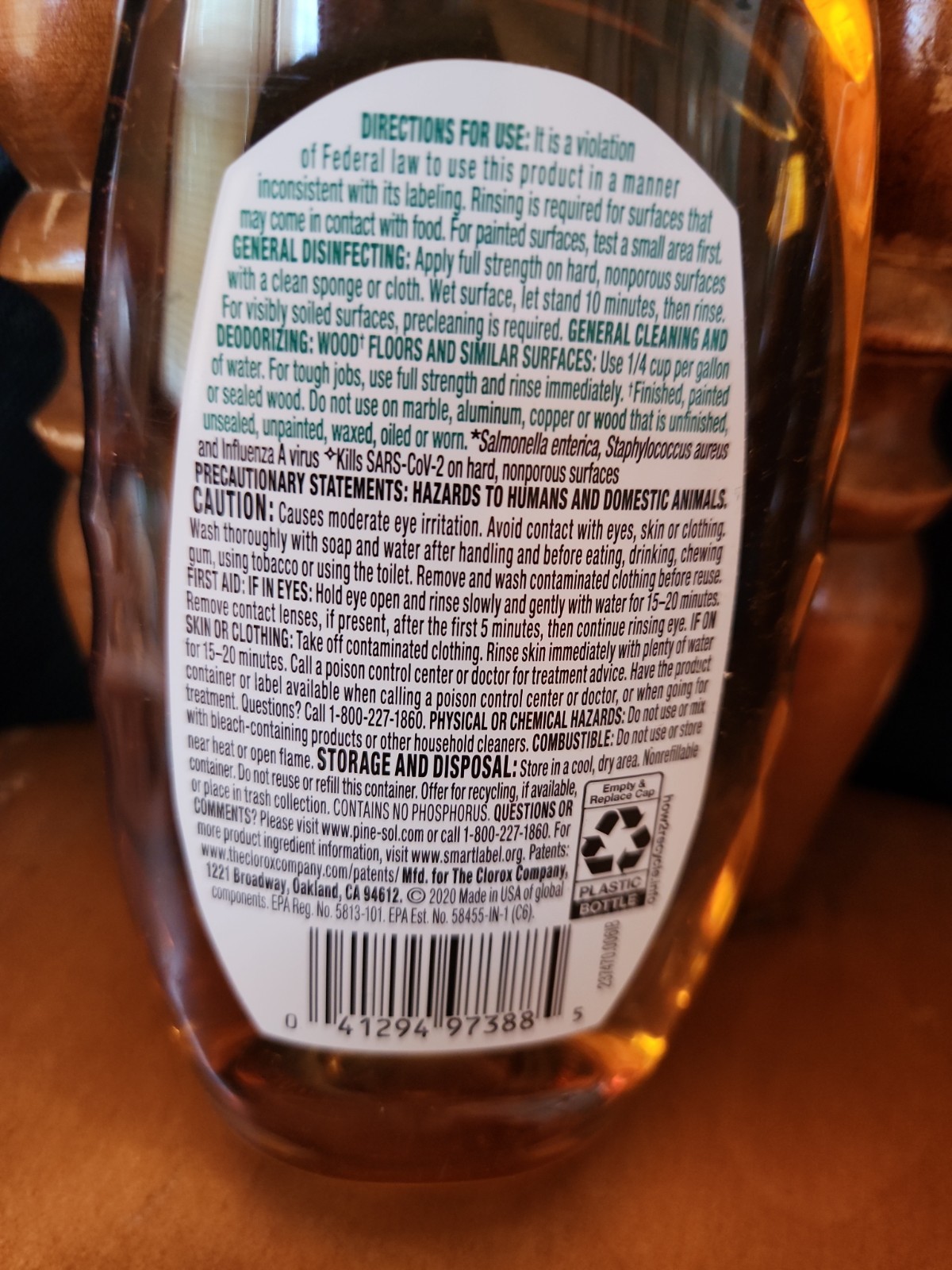 Pine Sol Original Multi Surface cleaner CONTAINS PINE OIL! Hard To Find 9.5fl oz