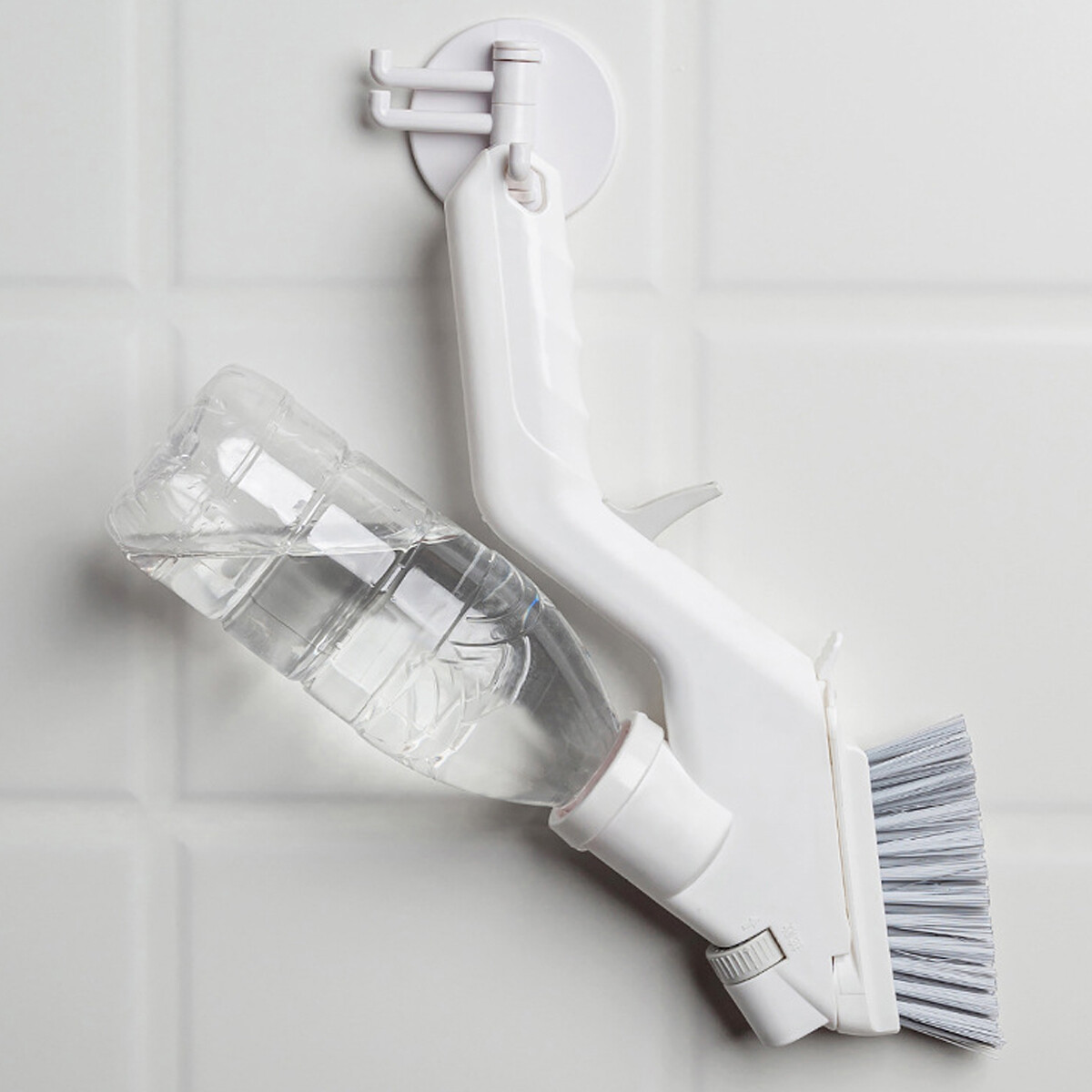 5Pcs Handheld Cleaning Brush Sponge Groove Gap Window Cleaner Tool Water Sprayer