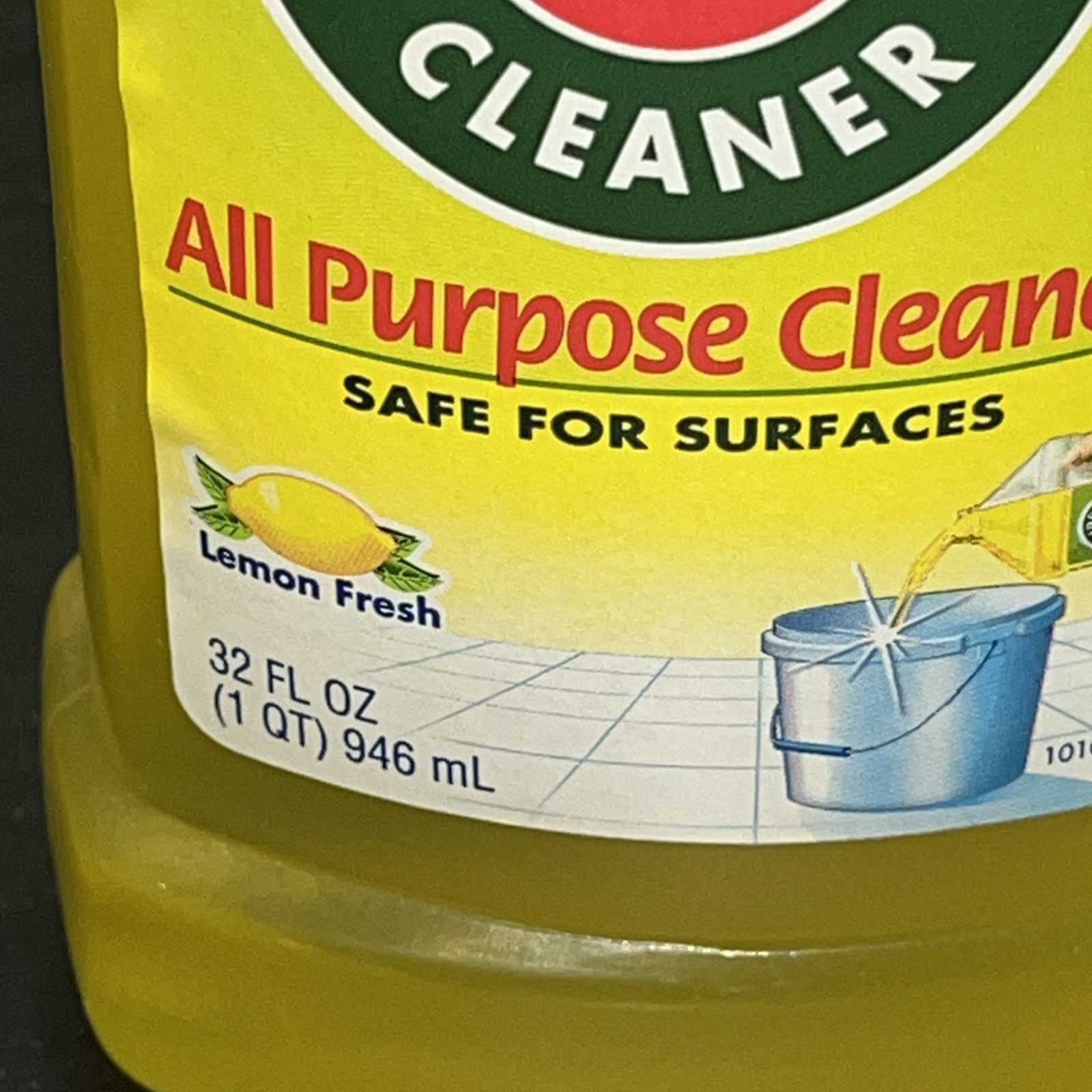 Lot Of 2 Vintage MURPHY Kitchen Cleaner Concentrate Lemon Pour Formula 32 oz NEW