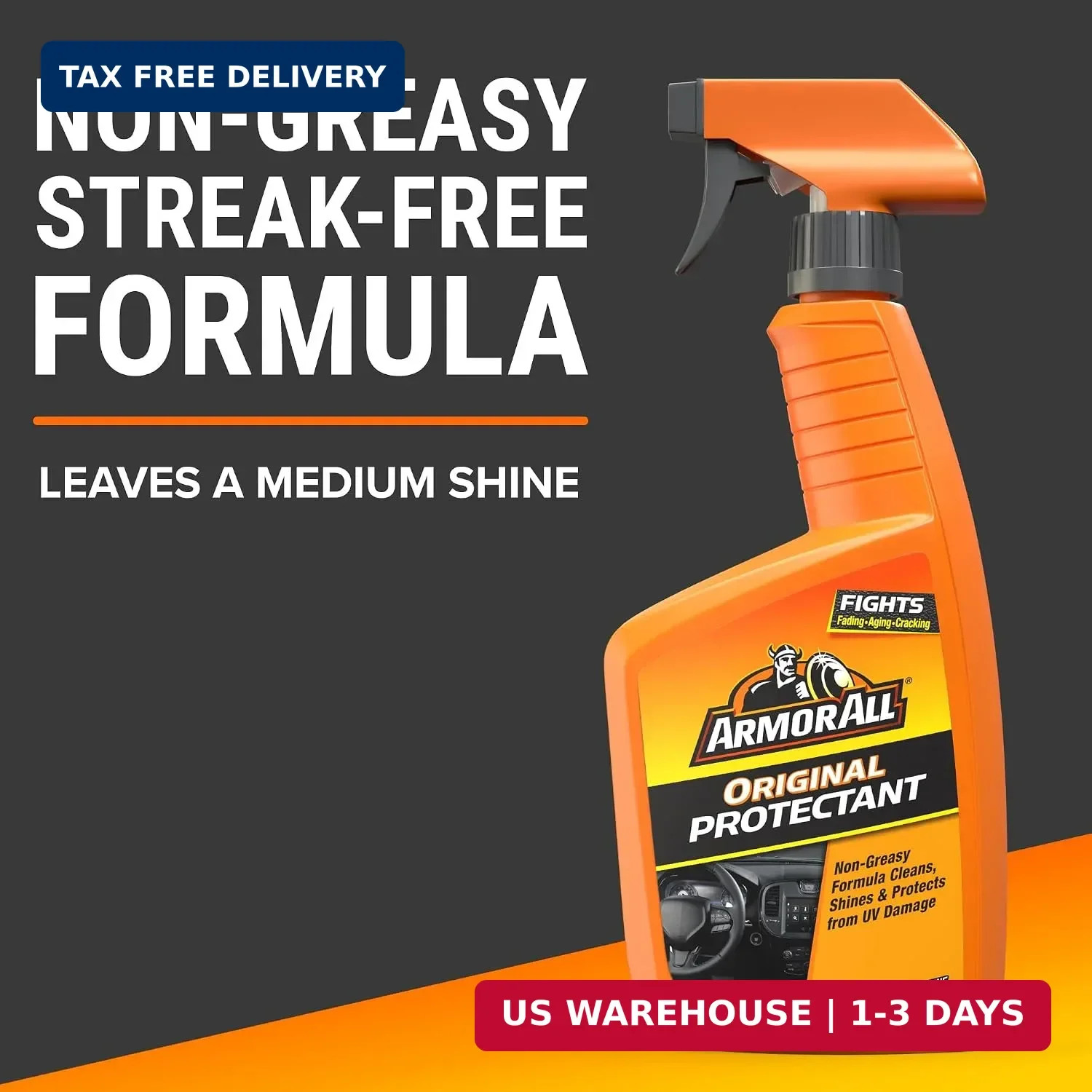 Armor All Streak-Free Original Protectant Spray, Car Interior Cleaner, 28oz | Ca