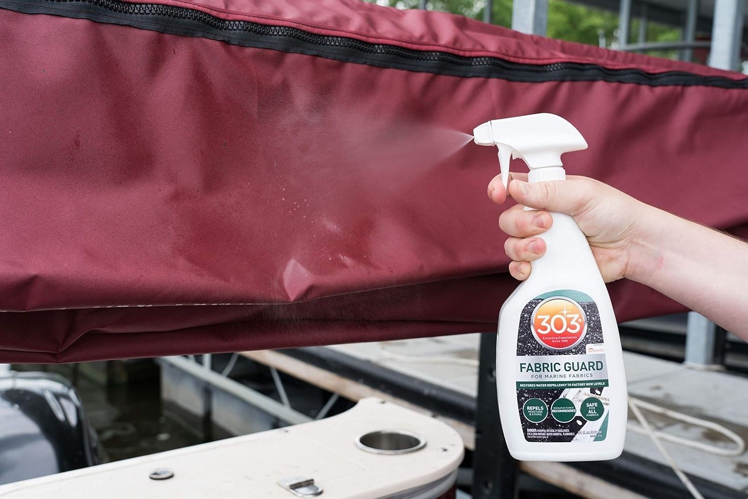 303 Marine Fabric Guard 32 Oz Water Repellent Protectant Safe For All Fabrics