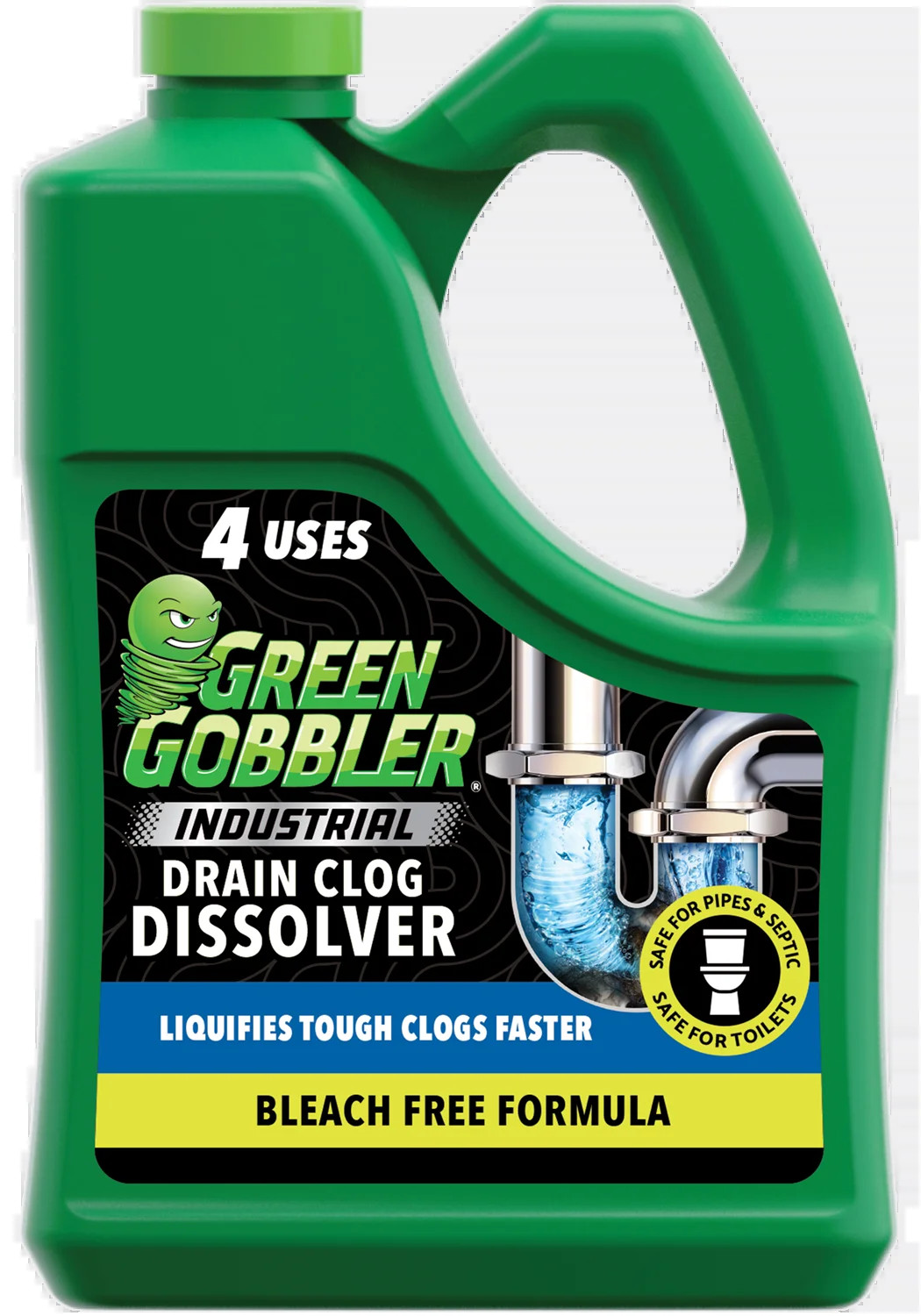 Industrial Strength Drain Clog Remover & Cleaner Liquid Gel- 64Oz, 1 Ct