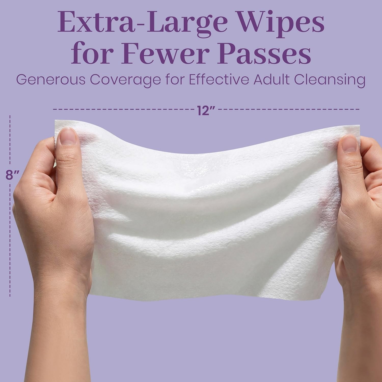 Gentle & Nourishing Adult Wipes – 112 Count, Alcohol-Free, Moisturizing Formula