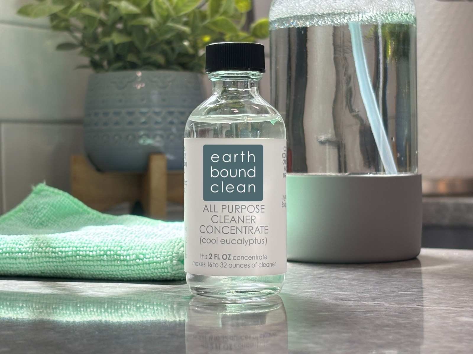 EARTH BOUND CLEAN All Purpose Cleaning Concentrate Kitchen Bathroom Non Toxic