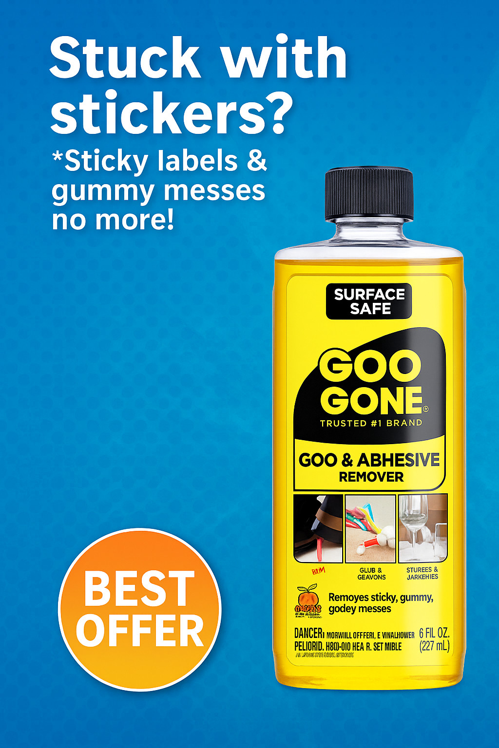 Goo Gone Adhesive Remover – 8 oz (2087)