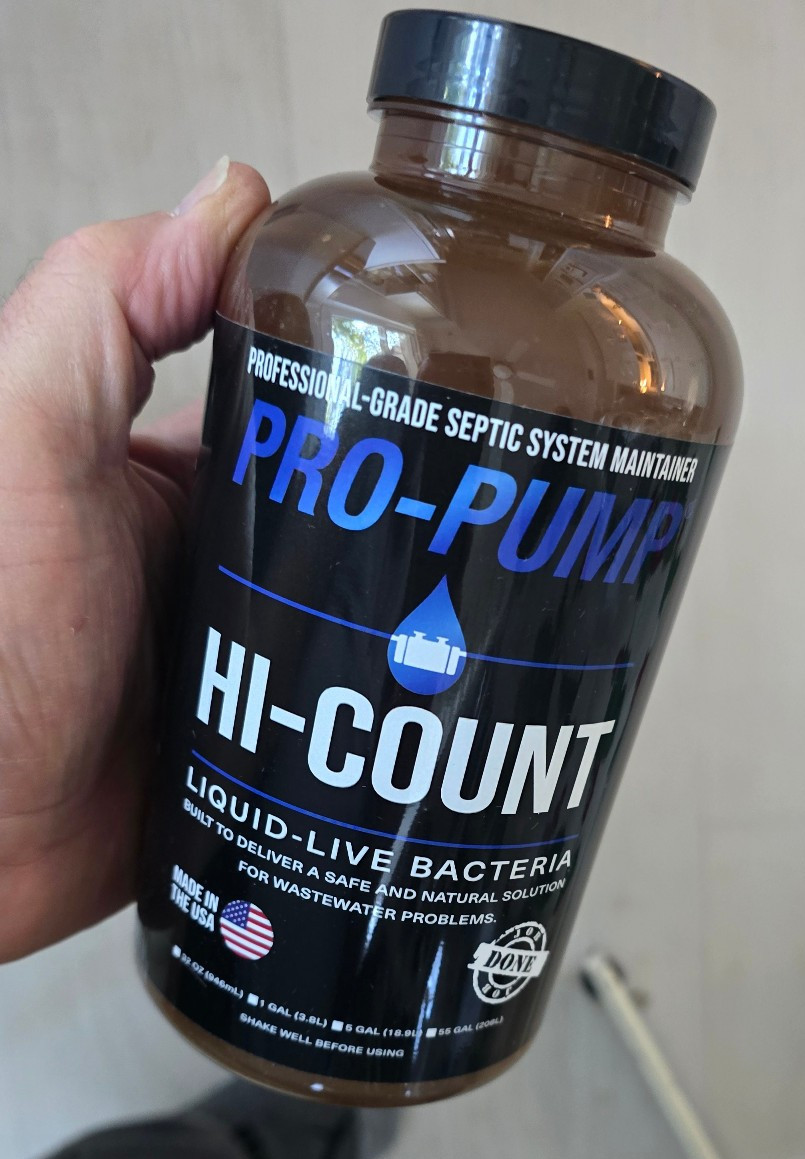 PRO-PUMP HI-COUNT Professional Grade Septic Tank Maintenance Liquid, 1 Quart