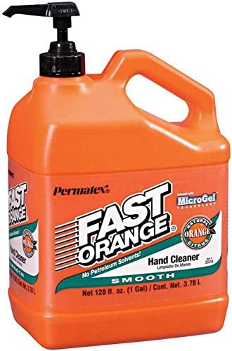 Fast Orange 23218 Smooth Lotion Hand Cleaner with Pump, 1 Gallon, 128 Fl Oz