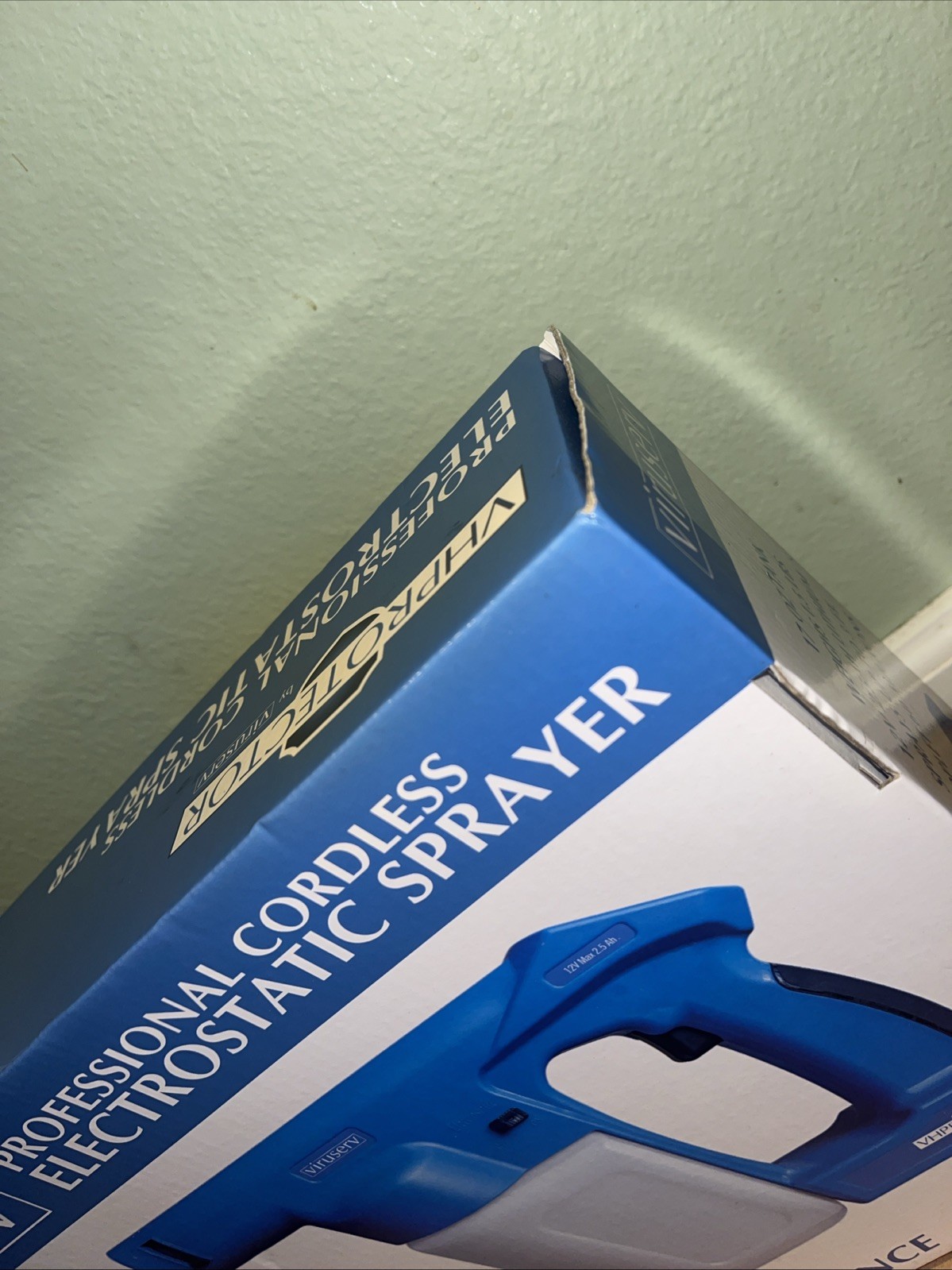 Viruserv – VH Protector – Handheld Electrostatic Disinfectant Sprayer – SEALED