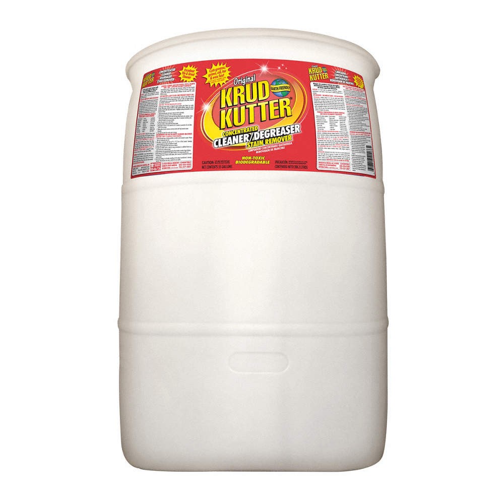 KRUD KUTTER KK55 Cleaner/Degreaser,Unscented,55 gal 10K007