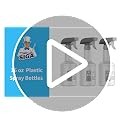 MR.SIGA 16 oz Empty Spray Bottles for Cleaning, Leak Proof Adjustable Nozzle 3 P