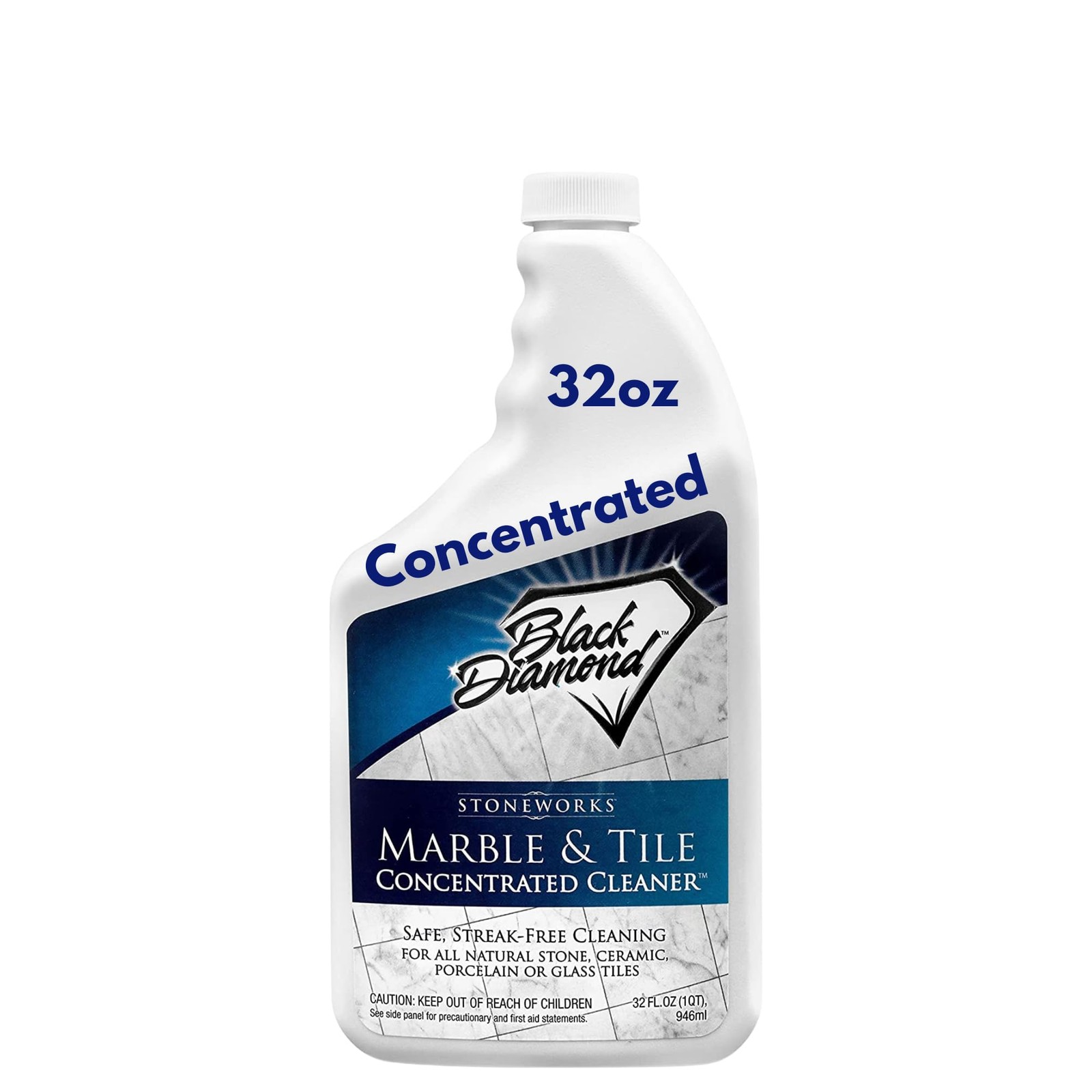Floor Cleaner No-Rinse Concentrate 1-Quart for Ceramic Porcelain Granite Stone