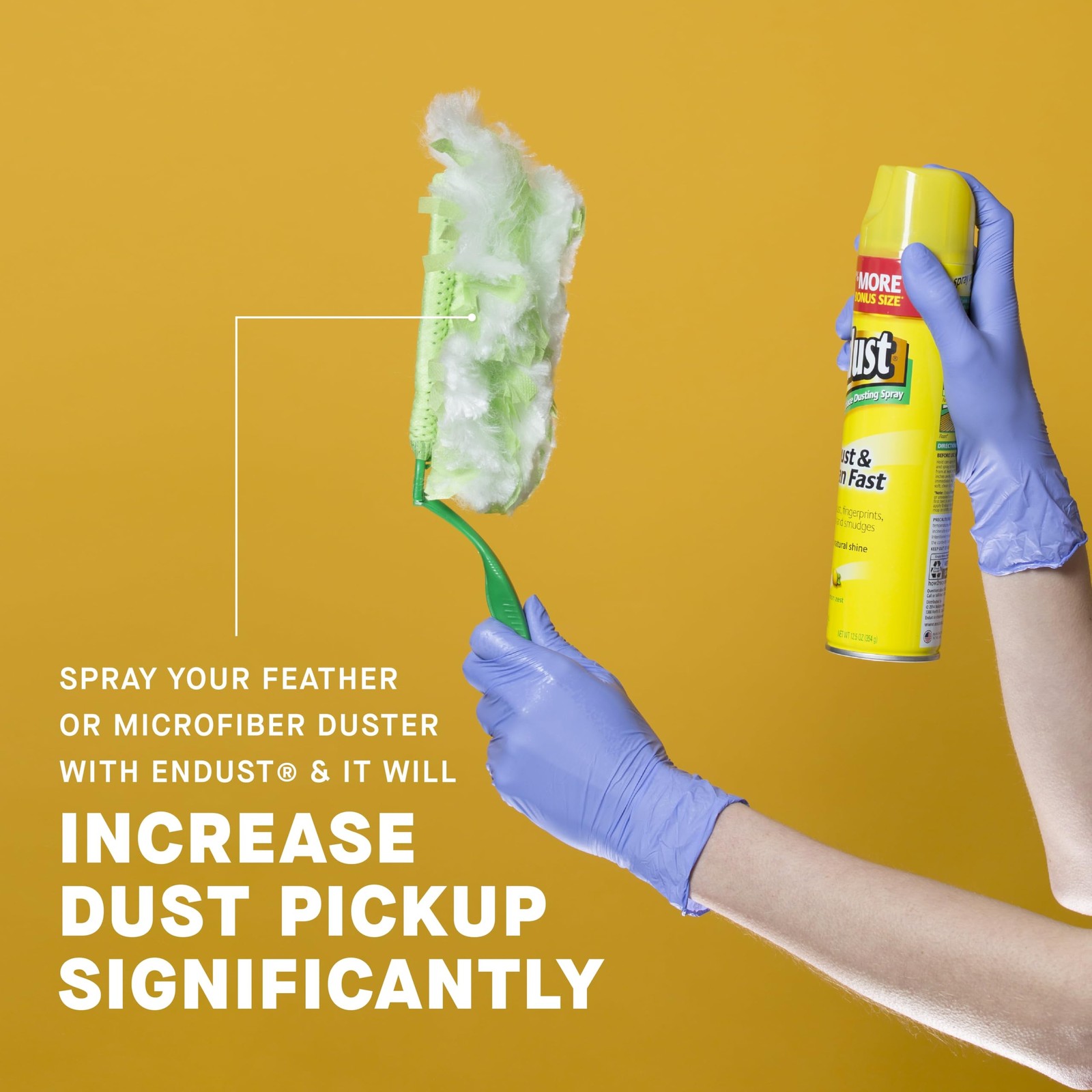 Endust Lemon Zest Multi-Surface Dusting and Cleaning 12.5 Ounce (Pack of 3)