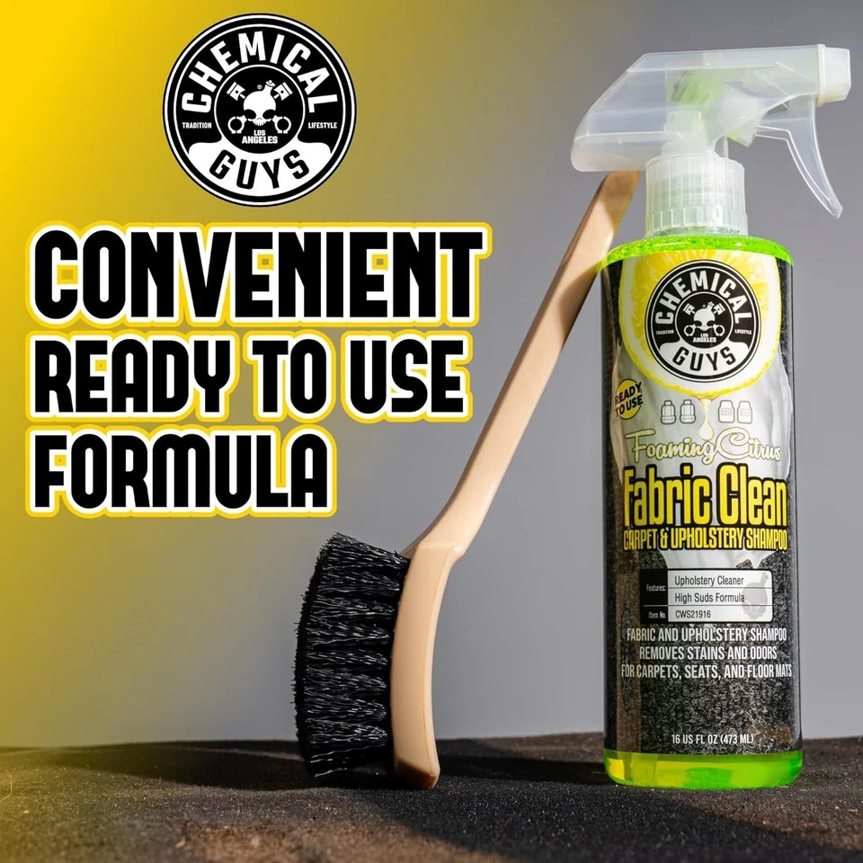 Chemical Guys Foaming Citrus Fabric Carpet Upholstery Cleaner 16oz