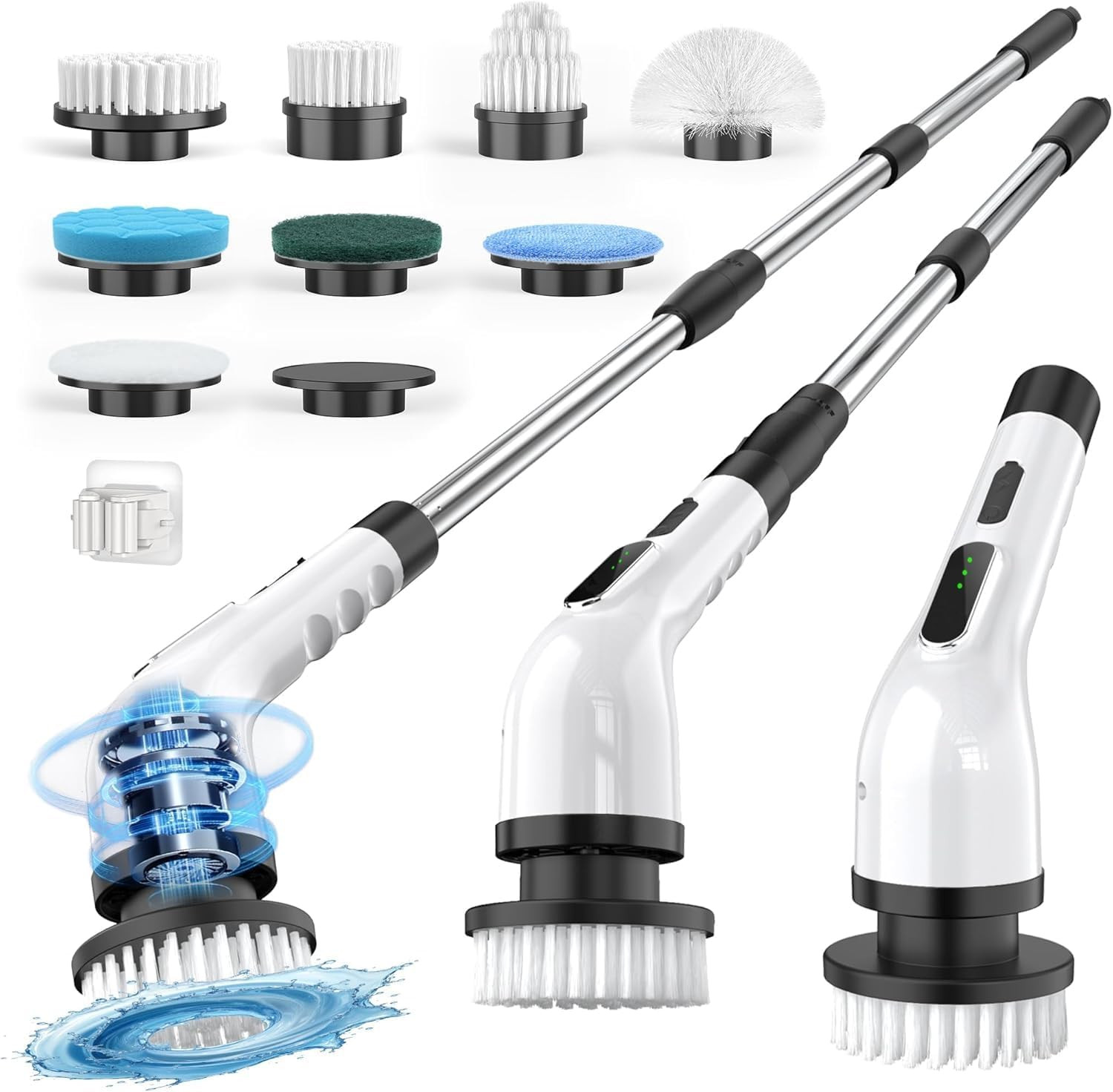 Electric Spin Scrubber for Cleaning Bathroom, Shower Scrubber Cordless Cleaning