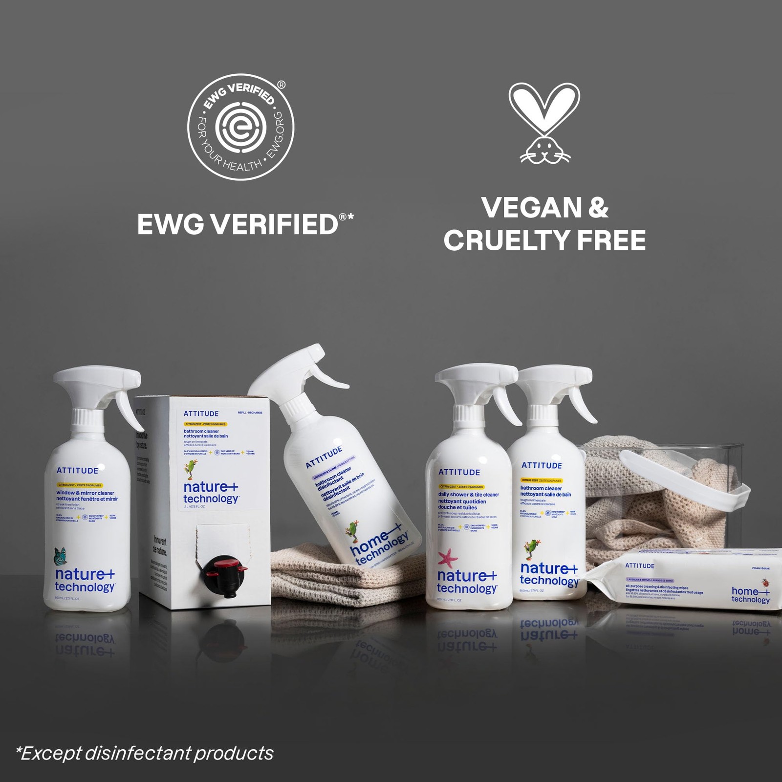 Bathroom Cleaner Spray, EWG Verified, Plant-Based & Vegan, Safe for Bathroom …