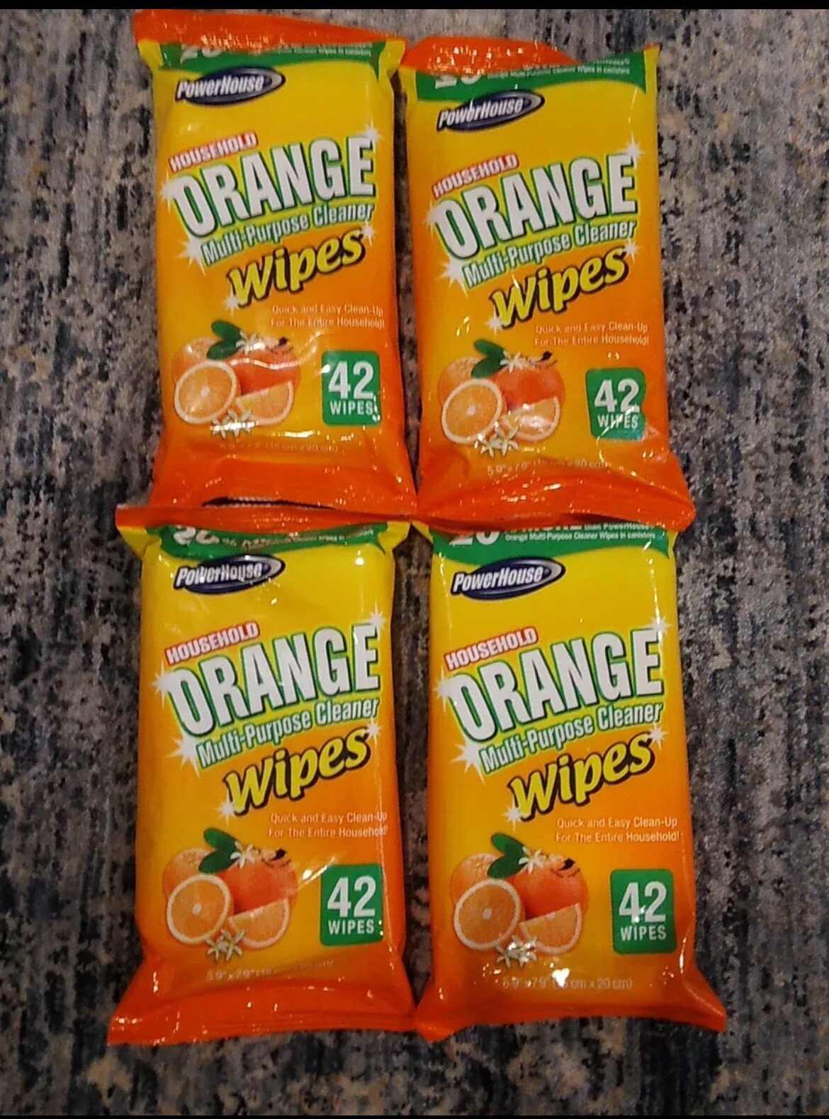 42 Power House Orange Citrus Multi-Purpose Cleaner. 4 Packs