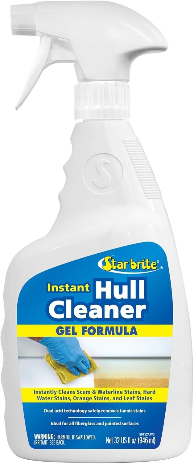 Instant Hull Cleaner – 32 Oz Gel Spray – Easily Remove Stains, Scum Lines & G…