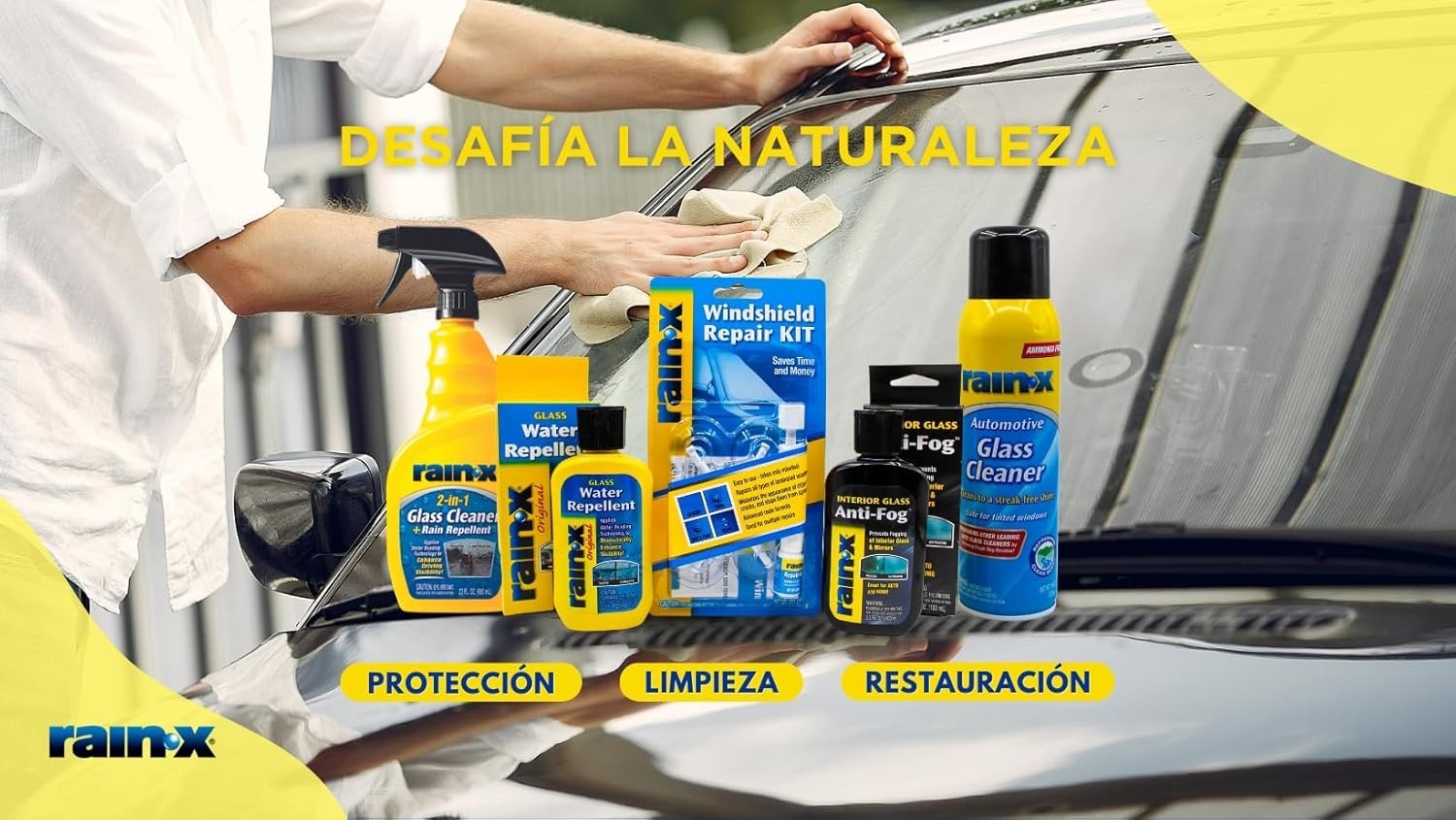 3.5 Oz Windshield Treatment Glass Cleaner Unscented Invisible Coating