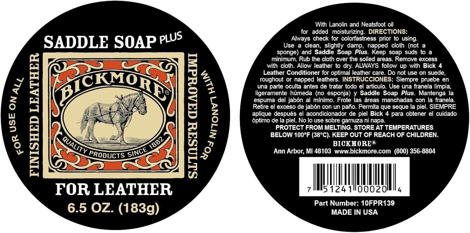 Bickmore Saddle Soap Plus 6.5oz