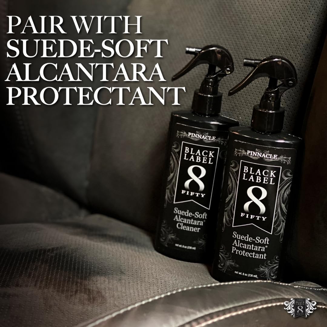 Pinnacle Black Label Suede-Soft Alcantara® Cleaner (8 oz): Premium Care for M…