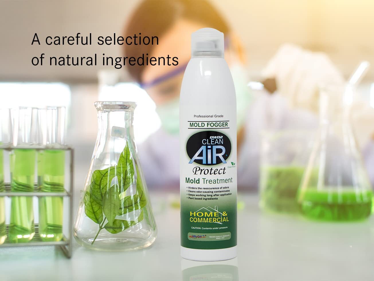 DWD2 Clean Air Protect Fogger 8oz Mold Odor Treatment Multi Surface Odor Elim…