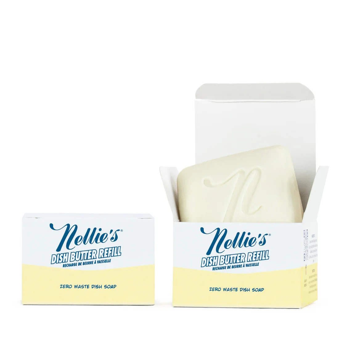 Nellie’s Dish Butter Refill PACK OF 2 Light lemongrass Scent NEW Zero Waste Soap
