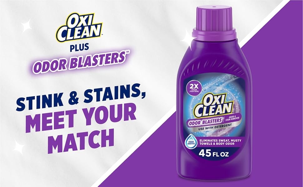 Odor Blasters Odor and Stain Remover Liquid Laundry Additive,