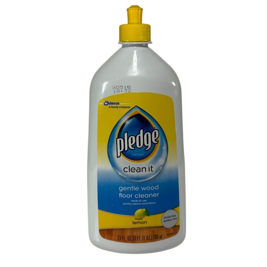 Pledge Clean it Floor Care Squirt & Mop Lemon Scent Hardwood Cleaner 27 oz