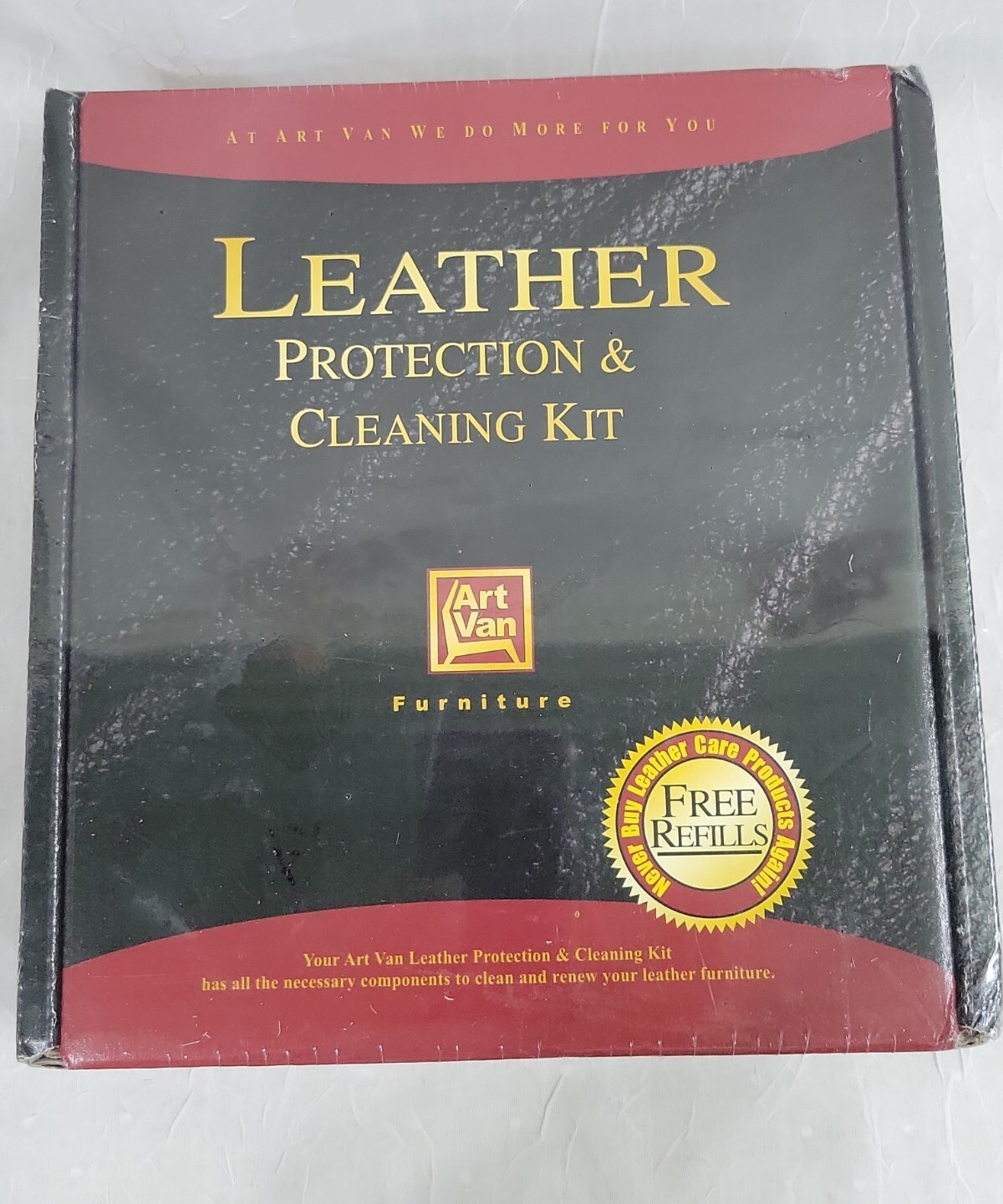 Art Van Leather Protection & Cleaning Kit Liquid Furniture NEW Factory Sealed