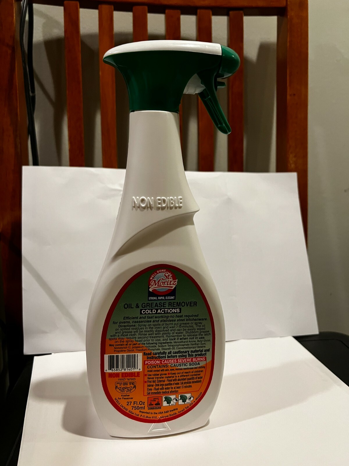Well Done kosher-passover St.Moritz Oven Cleaner 27Oz(750Ml) Cold Action