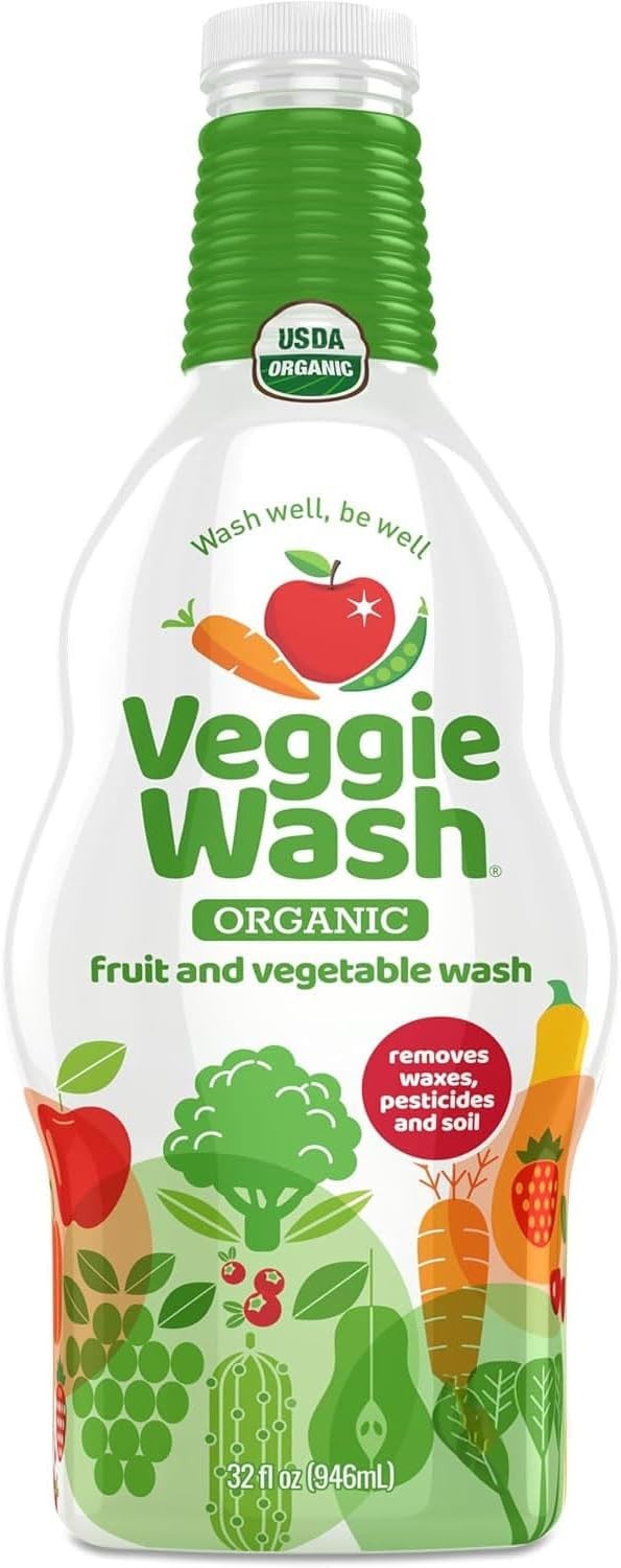Organic Vegetable and Fruit Wash 32 Fl Oz USDA Organic Natural Cleaner