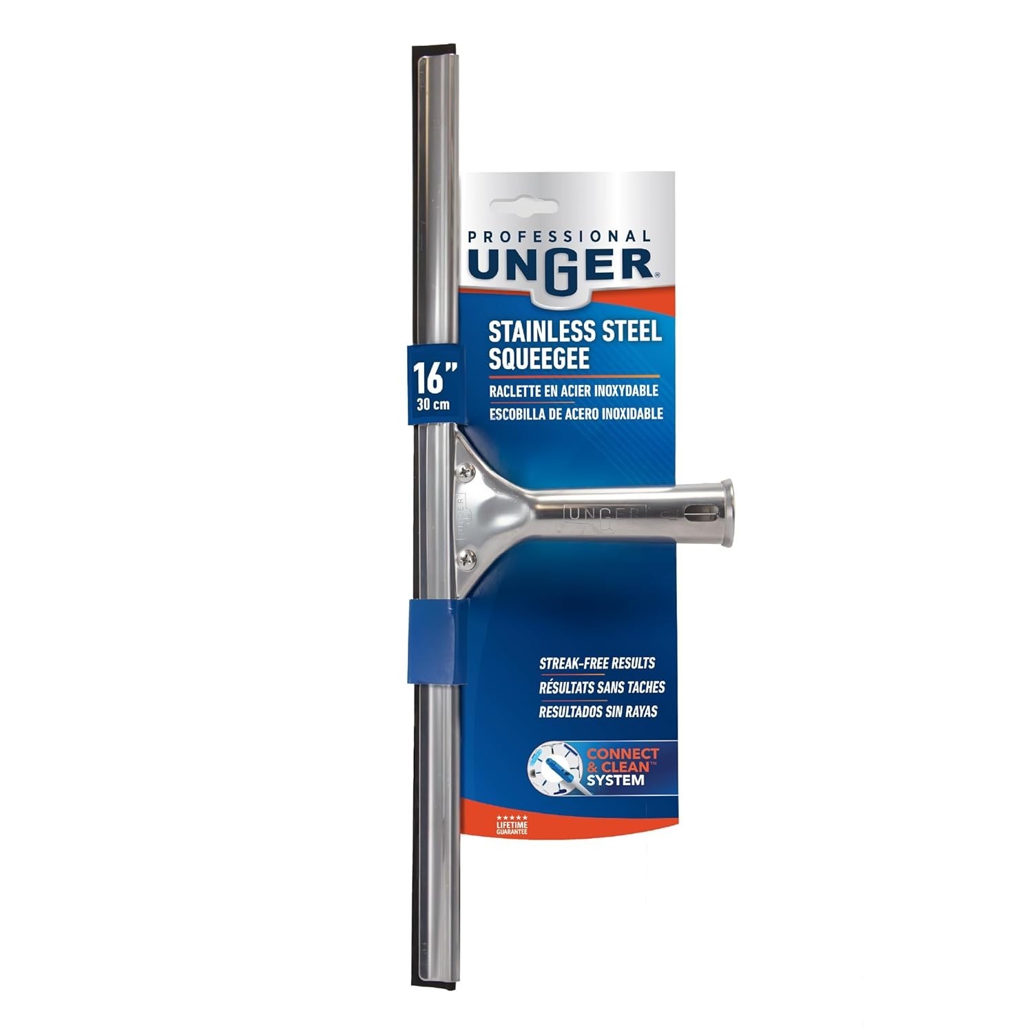 Professional 16” Stainless Steel Window & Glass Cleaning Squeegee – Cleaning …