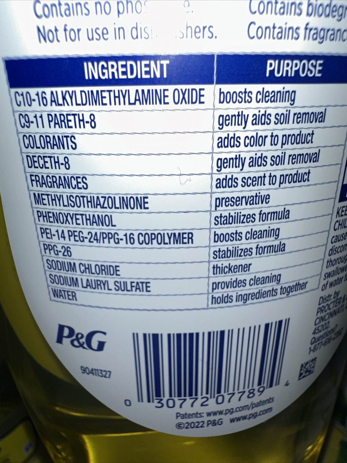 GAIN Lemon Zest Scent Ultra Clean Dishwashing Liquid EZ-Squeeze 24.3fl.oz X 2